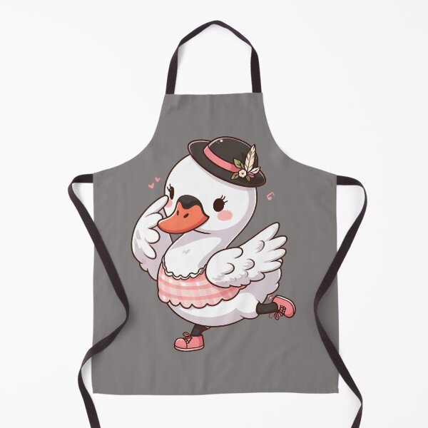 Item preview, "Swan in Style: Adorable Avian Elegance with a Hat and Dance Moves!" designed and sold by JAMESAMORN.