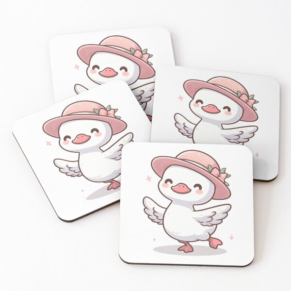 Item preview, "Quirky Swan Soiree: T-shirt Edition – Hat Wearing and Dance-Ready!" designed and sold by JAMESAMORN.