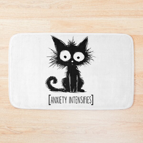 Item preview, Anxiety Intensifies Cat designed and sold by resindrop.