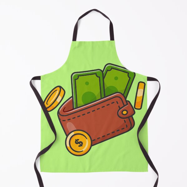 Item preview, Financial Harmony: Cartoon Vector Icon of Wallet and Money designed and sold by hjian8219.