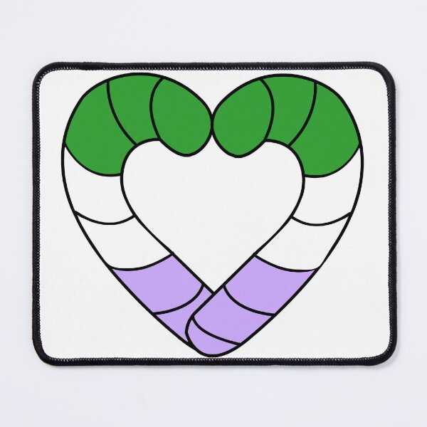 Item preview, Genderqueer Pride Candy Cane designed and sold by HarveyHandcraftsandDesigns.