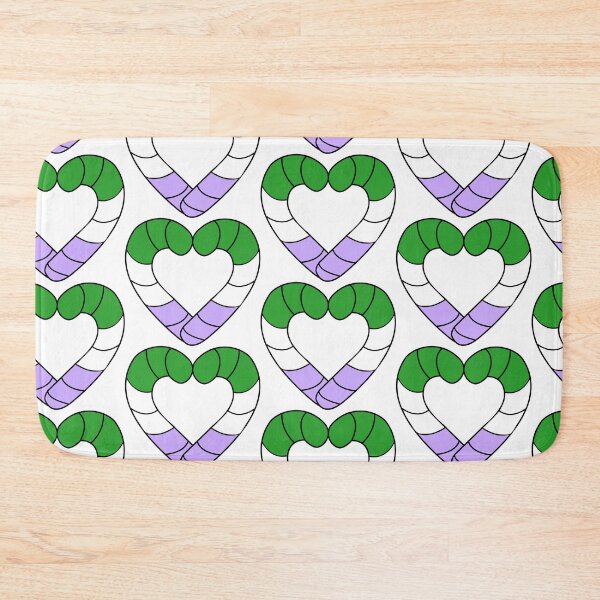 Item preview, Genderqueer Pride Candy Cane designed and sold by HarveyHandcraftsandDesigns.