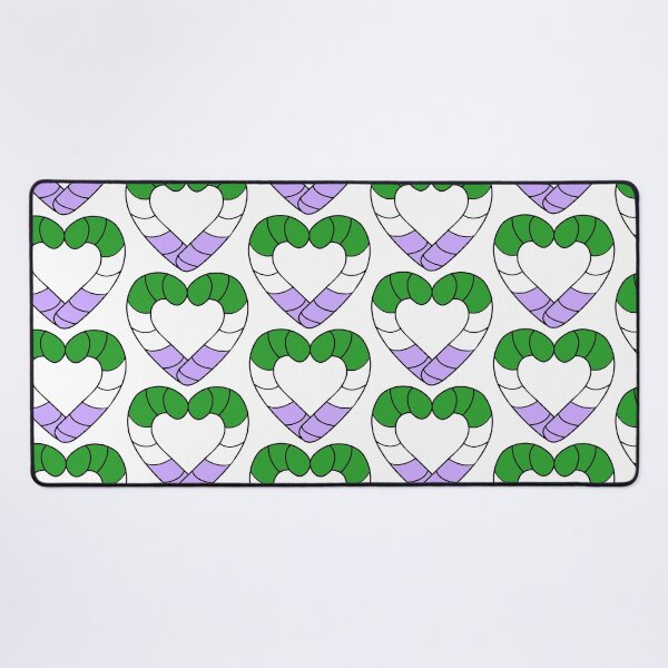 Item preview, Genderqueer Pride Candy Cane designed and sold by HarveyHandcraftsandDesigns.