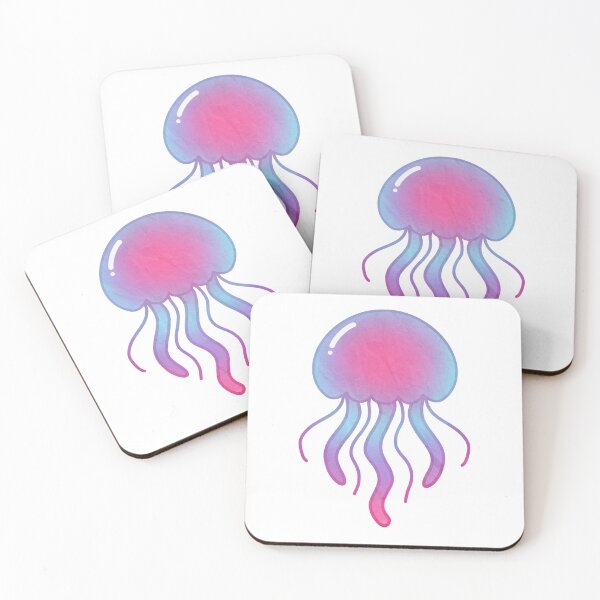 Item preview, Jellyfish cute sea animal cartoon and jellyfish sticker designed and sold by Anngozza2.