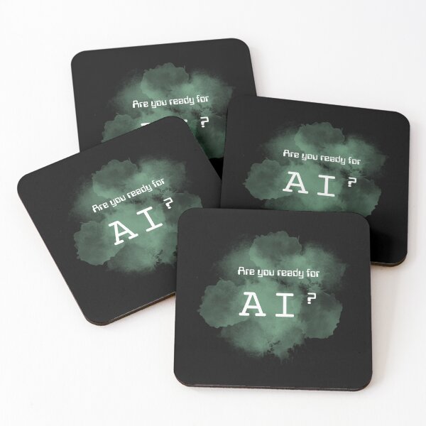 Item preview, Are you ready for AI? (green mist) designed and sold by ProjectLui.