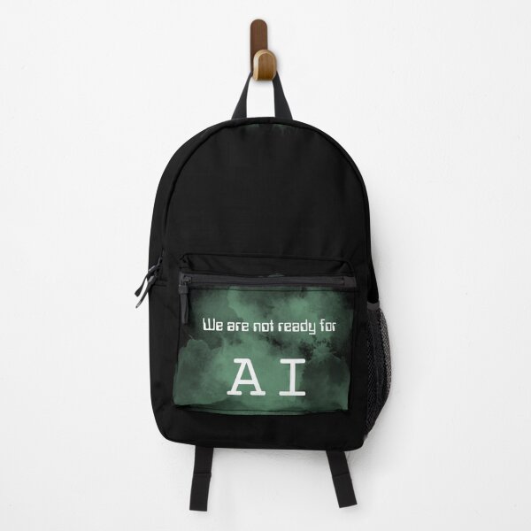 Item preview, We are not ready for AI (green mist) designed and sold by ProjectLui.