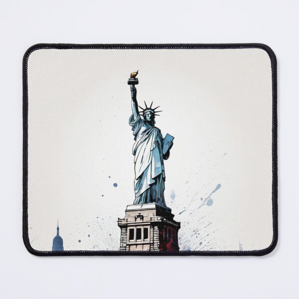 Item preview, Statue of Liberty Illustration with Artistic Flair designed and sold by DotsAndDesigns.