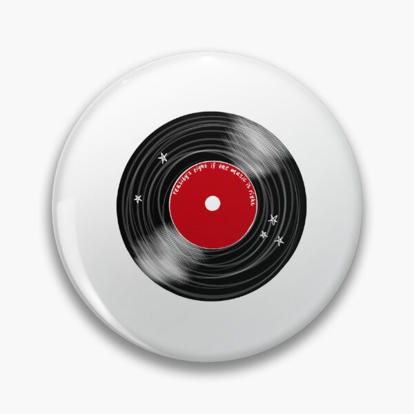 Item preview, Record Sticker - "Reality's Tight if the Music is Right" designed and sold by azdesignsandall.