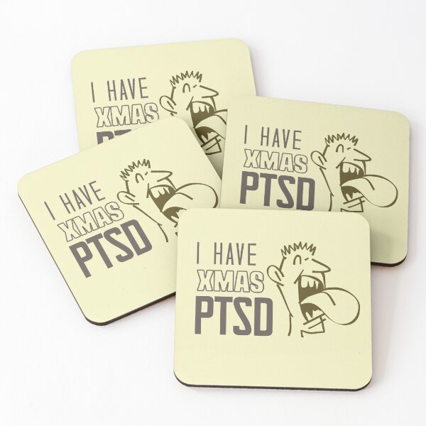 Item preview, I have xmas ptsd: Playful Post-Holiday Gray Humor designed and sold by SplashTastic.