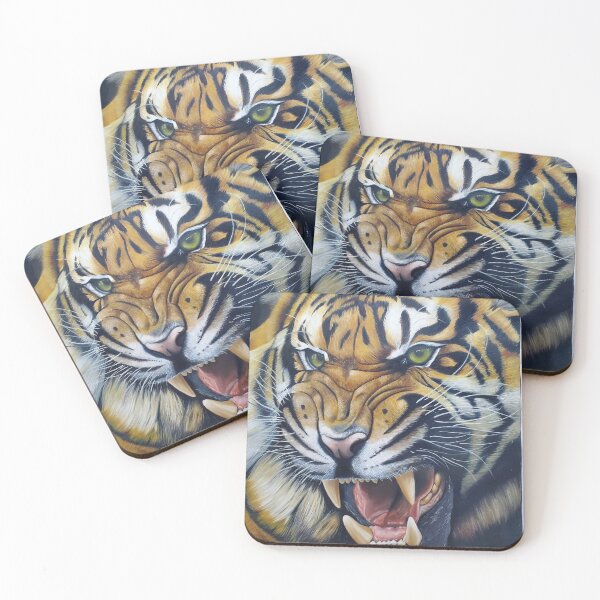 Item preview, Angry tiger designed and sold by Marcia  Shiono.