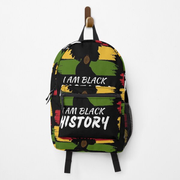 Item preview, I Am Black History black woman the powerful hues of red, gold, and green designed and sold by Expressiveess1.