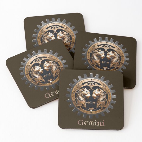 Item preview, Steampunk Zoologica Gemini star sign by Maxine Gadd designed and sold by Maxine Gadd.