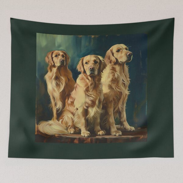 Item preview, Golden Retrievers  designed and sold by Myra365Art.