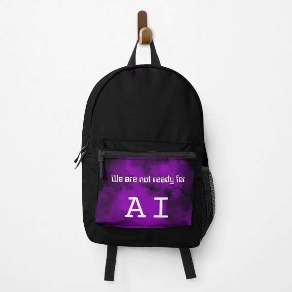 Item preview, We are not ready for AI (purple mist) designed and sold by ProjectLui.