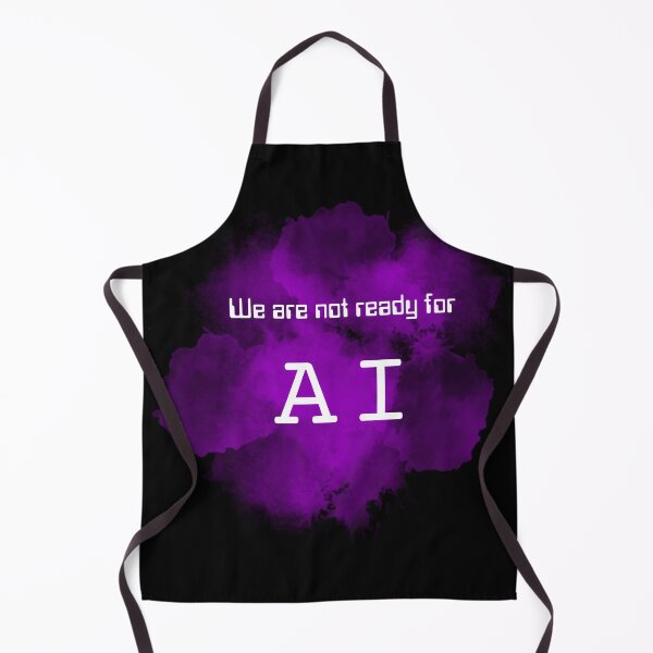 Item preview, We are not ready for AI (purple mist) designed and sold by ProjectLui.