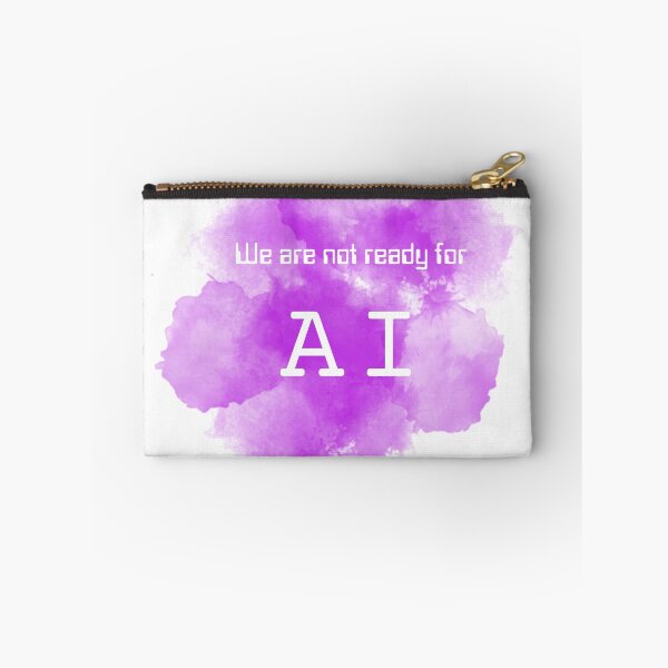 Item preview, We are not ready for AI (purple mist) designed and sold by ProjectLui.