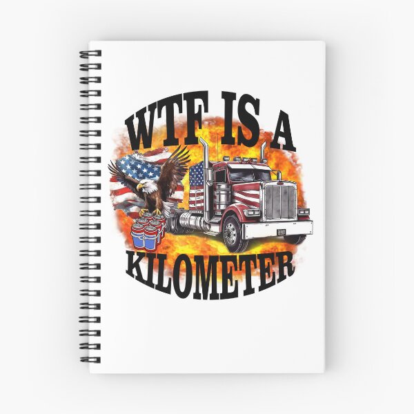 Item preview, wtf is a kilometer funny american stereotype  designed and sold by resindrop.
