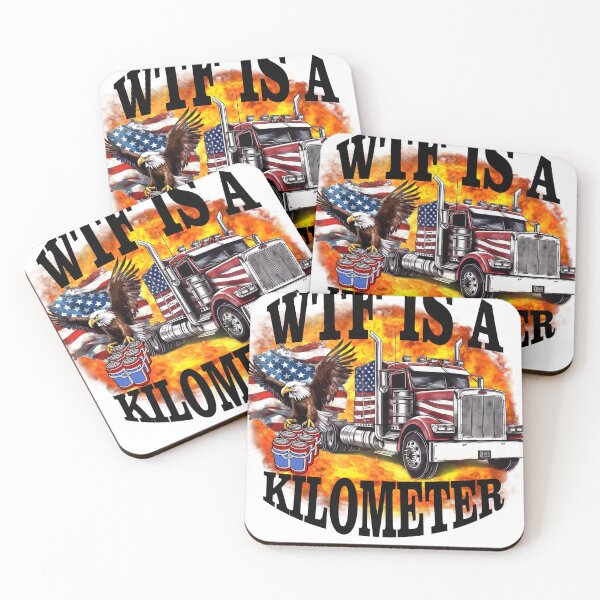 Item preview, wtf is a kilometer funny american stereotype  designed and sold by resindrop.