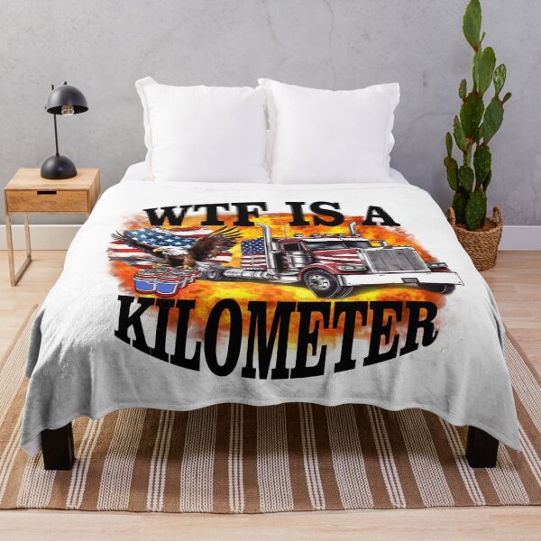 Item preview, wtf is a kilometer funny american stereotype  designed and sold by resindrop.