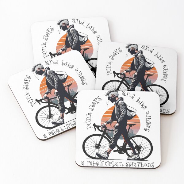 Item preview, Punk steps and bike wheels – a rebel's urban symphony designed and sold by Concept-Hub.