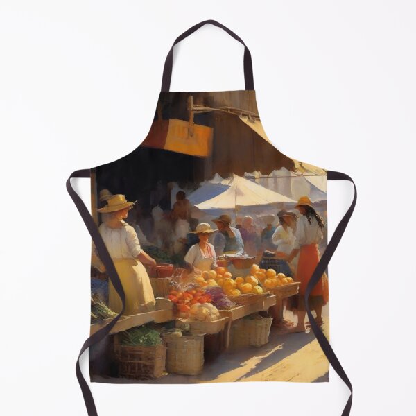 Item preview, Vibrant Farmers Market Scene designed and sold by Tamas Das.