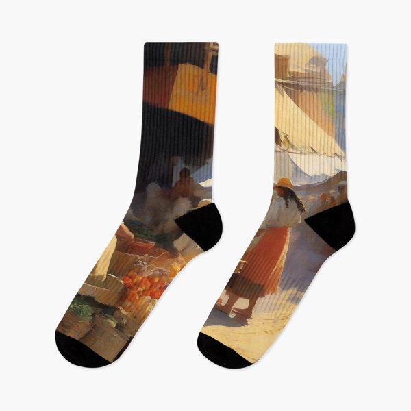 Item preview, Vibrant Farmers Market Scene designed and sold by Tamas Das.