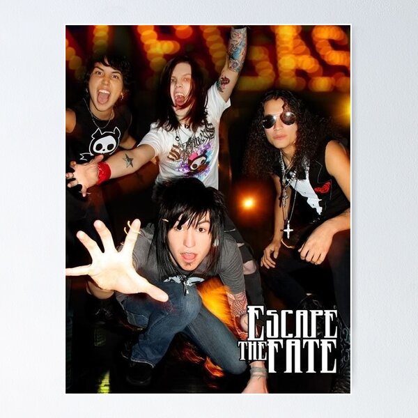Escape the Fate & ALESANA サイン入り ポスター Escape The Fate Posters for Sale | Redbubble