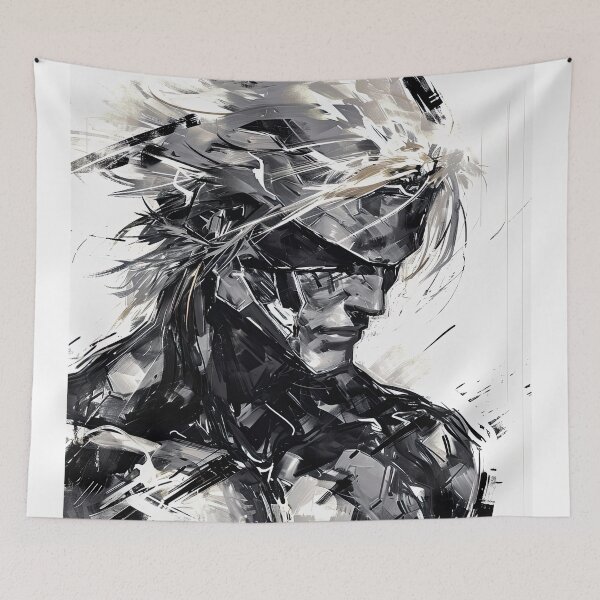 Item preview, abstract Raiden metal gear art designed and sold by ururuty.