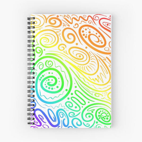 Item preview, Rainbow Squiggles designed and sold by Eelyddeg.