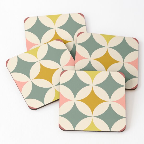 Item preview, Circle segments in mustard designed and sold by Andrea Snuggs.