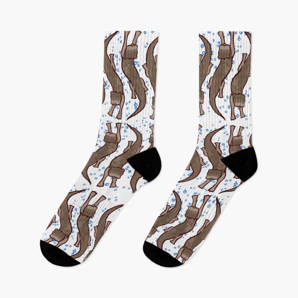 Item preview, Diving Otter Pattern designed and sold by VixiesVisuals.