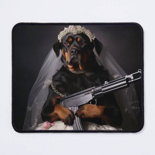 Item preview, Warrior Bride Rottweiler designed and sold by Nocturne Paws.