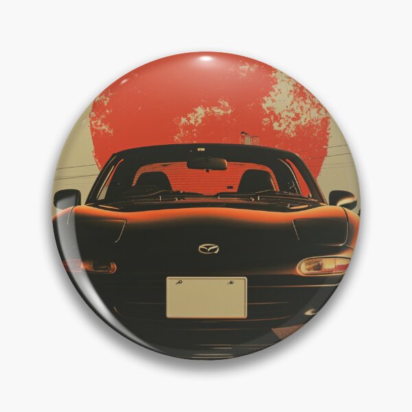 Item preview, miata with a red sun designed and sold by Rxgrets.