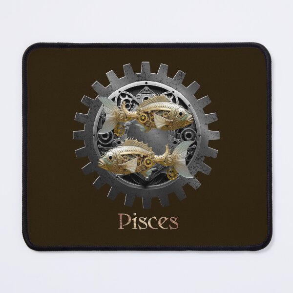 Item preview, Steampunk Zoologica Pisces star sign by Maxine Gadd designed and sold by Maxine Gadd.