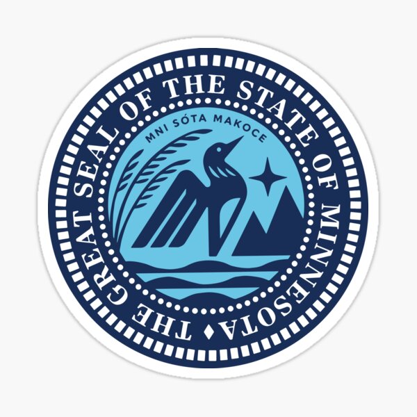 Item preview, New Minnesota State Seal 2024 (Dual Blue) designed and sold by jordan-henry.
