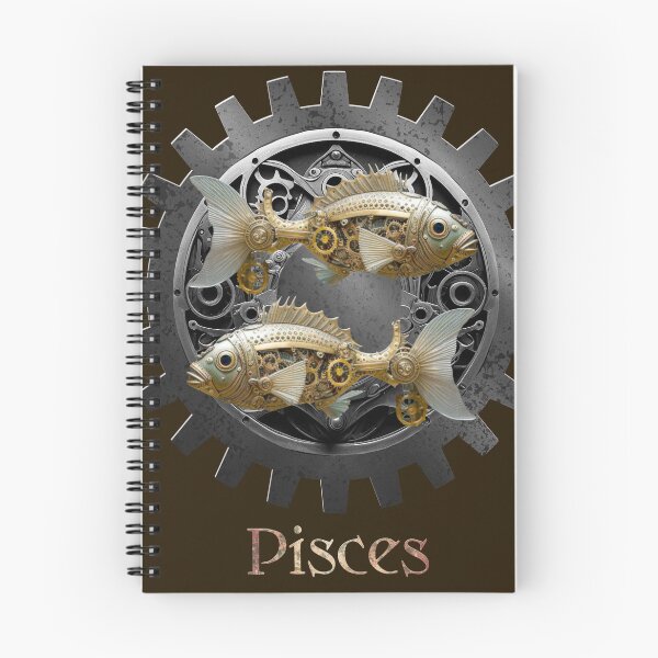 Item preview, Steampunk Zoologica Pisces star sign by Maxine Gadd designed and sold by Maxine Gadd.
