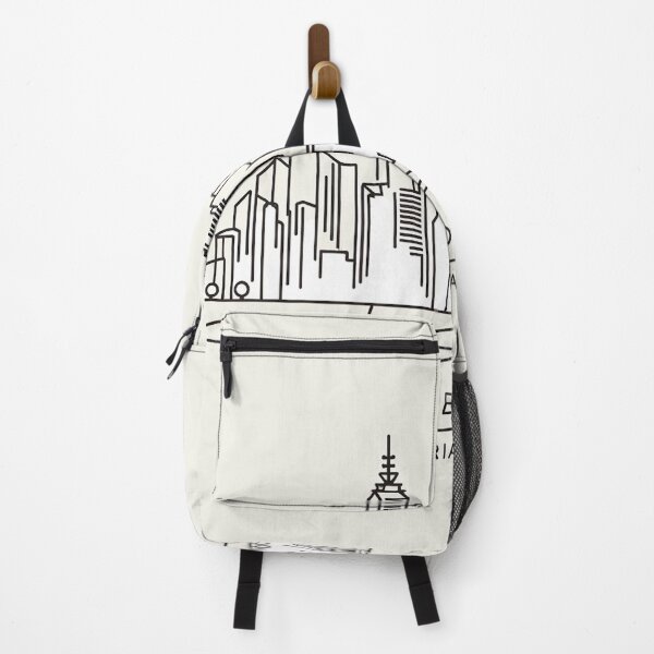 Item preview, Melbourne Skyline, Australia. Single Line Drawing designed and sold by ArtfulMiller.