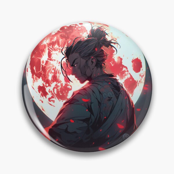Item preview, Blood Moon Rising Anime Art Design designed and sold by BrianSaysDesign.