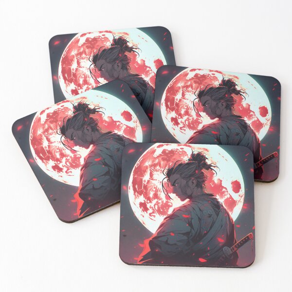 Item preview, Blood Moon Rising Anime Art Design designed and sold by BrianSaysDesign.