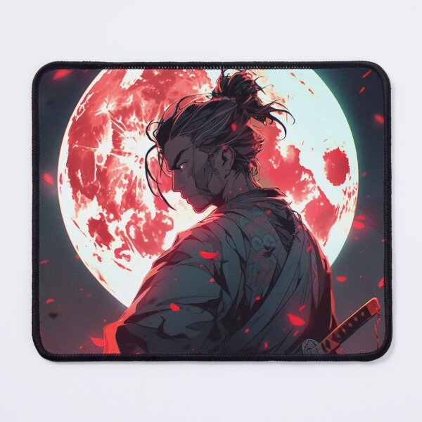 Item preview, Blood Moon Rising Anime Art Design designed and sold by BrianSaysDesign.