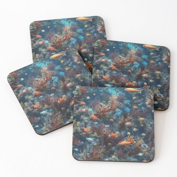 Item preview,  Marvelous Colorful Underwater Pattern  designed and sold by DigiDreamyArt.