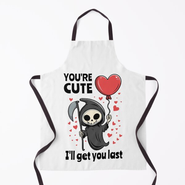 Item preview, Cute Grim Reaper with romantic heart designed and sold by HandicraftArt.