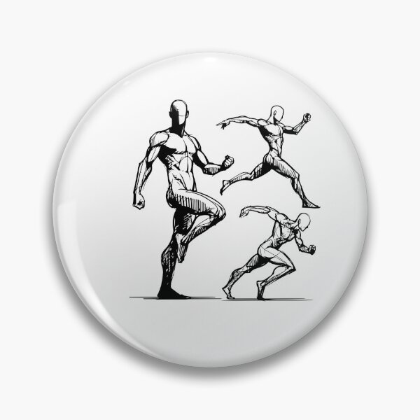 Artikelvorschau, Cartoon Anatomy Action Pose  entworfen und verkauft von OziCreative.