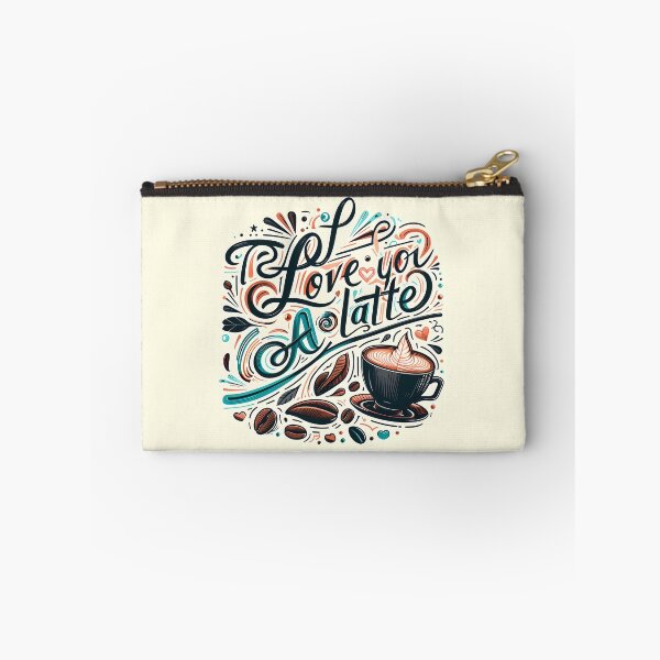 Item preview, I love you a latte, typography designed and sold by maxmaj.