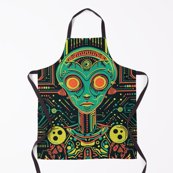 Artikelvorschau, Neon Cyber Robot: Futuristische Kunst entworfen und verkauft von Nicholas Panek.