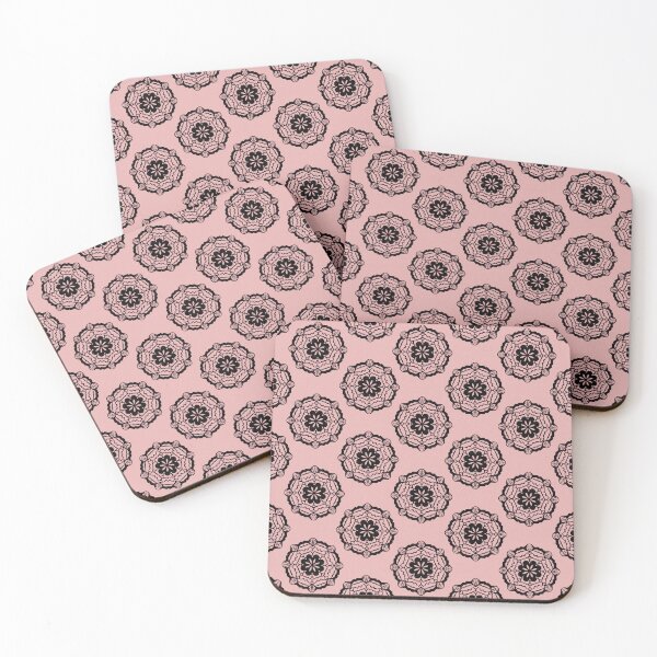 Item preview, Padma Nirvana Pattern - Rose + Coal designed and sold by Irene Estelle.