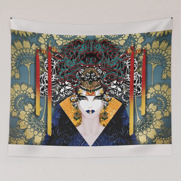 Item preview, HATSUMOMOSAN - GEISHA POP ART designed and sold by zrofux.
