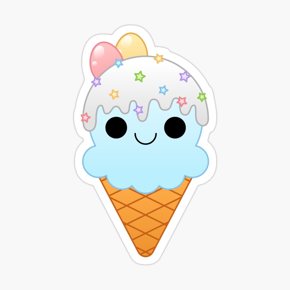 Dessin Cornet De Glace Kawaii / Kawaii Ice Cream Diy Dessiner Un Adorable Cornet De Glace Pour ...