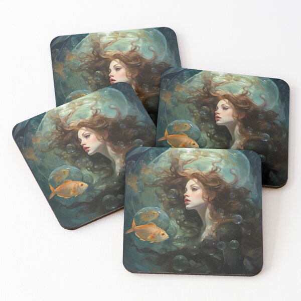 Item preview, Underwater worlds - Mermaid I designed and sold by ArtMysterious.
