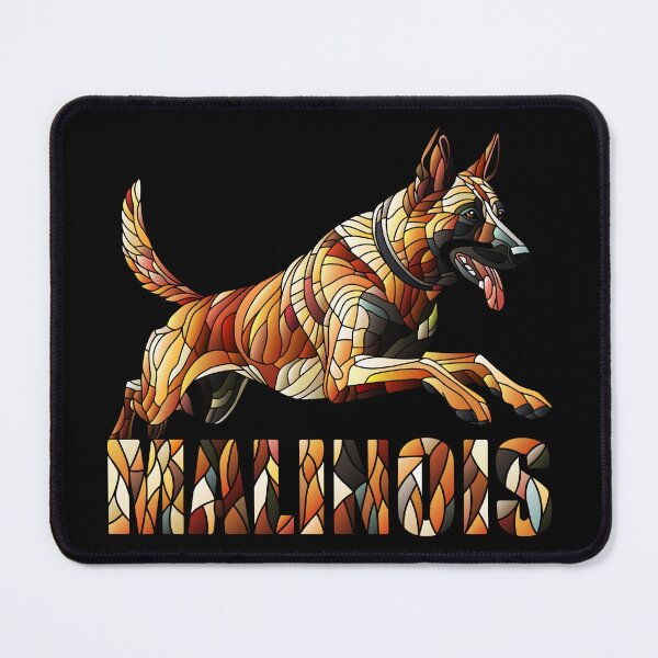 Item preview, Belgian Malinois - Mosaic Art designed and sold by k9printart.